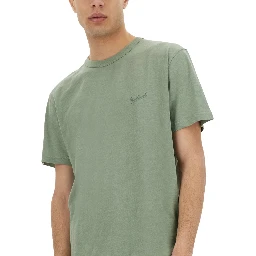 FLAMED COTTON T-SHIRT