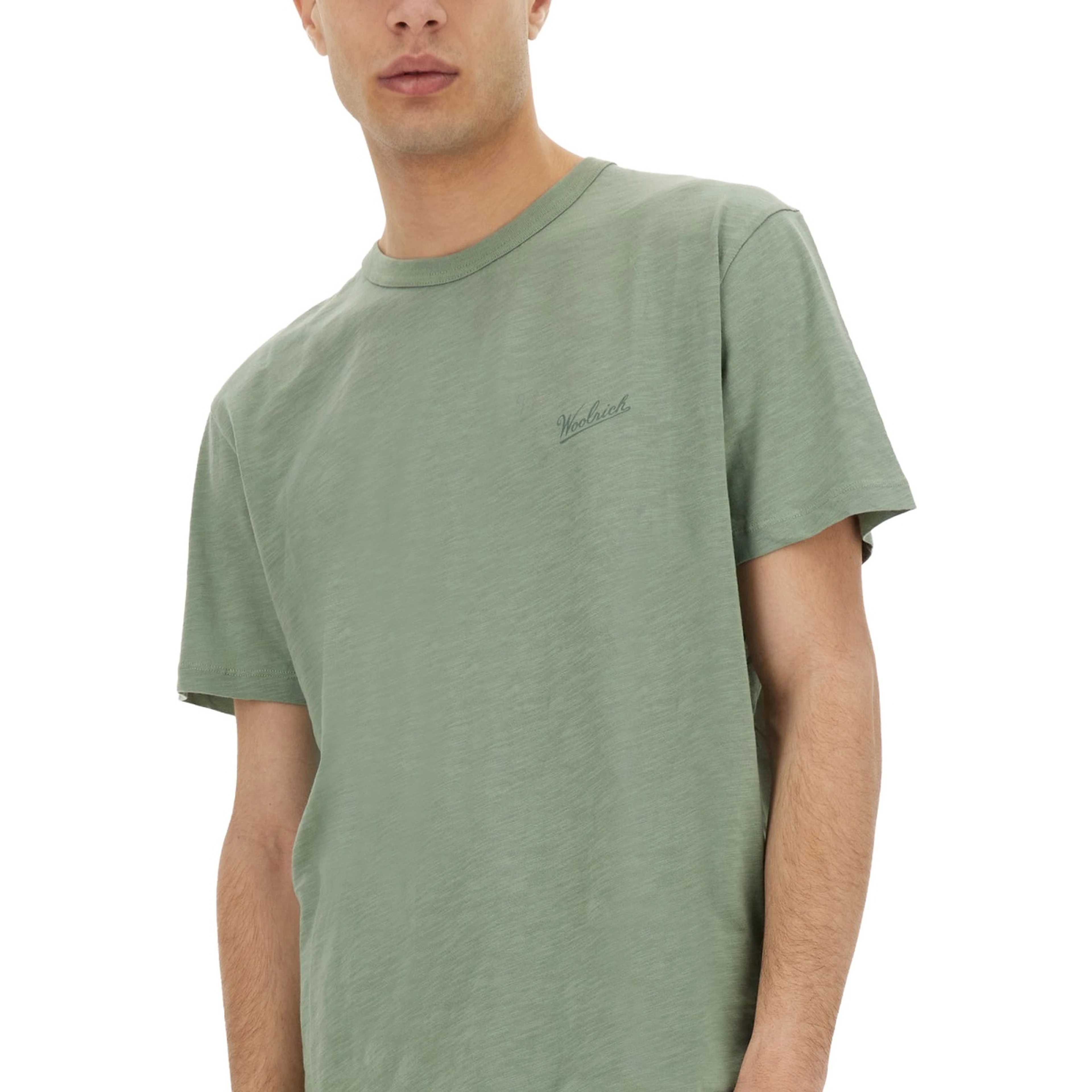 FLAMED COTTON T-SHIRT