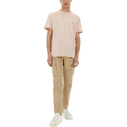 FLAMED COTTON T-SHIRT
