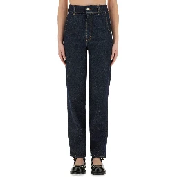 "LAUREL CROWN PATCH" DENIM PANTS