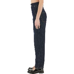 "LAUREL CROWN PATCH" DENIM PANTS