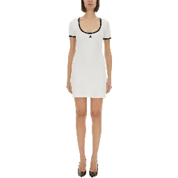 "HOLISTIC CONTRAST" MINI DRESS