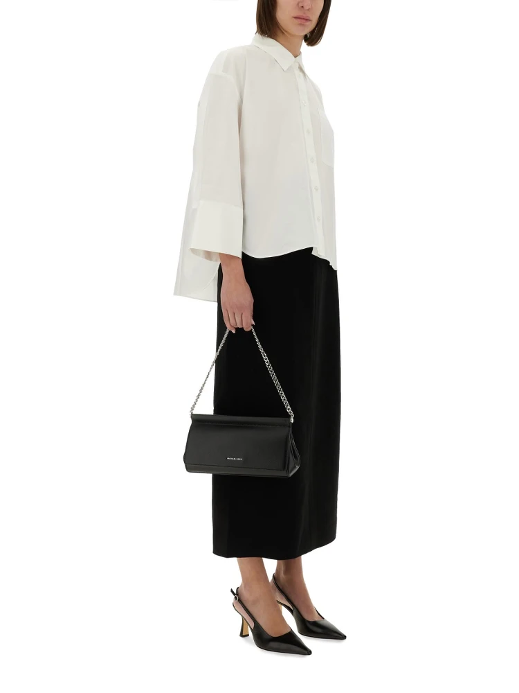 TEXTURED CREPE MAXI SKIRT alternative