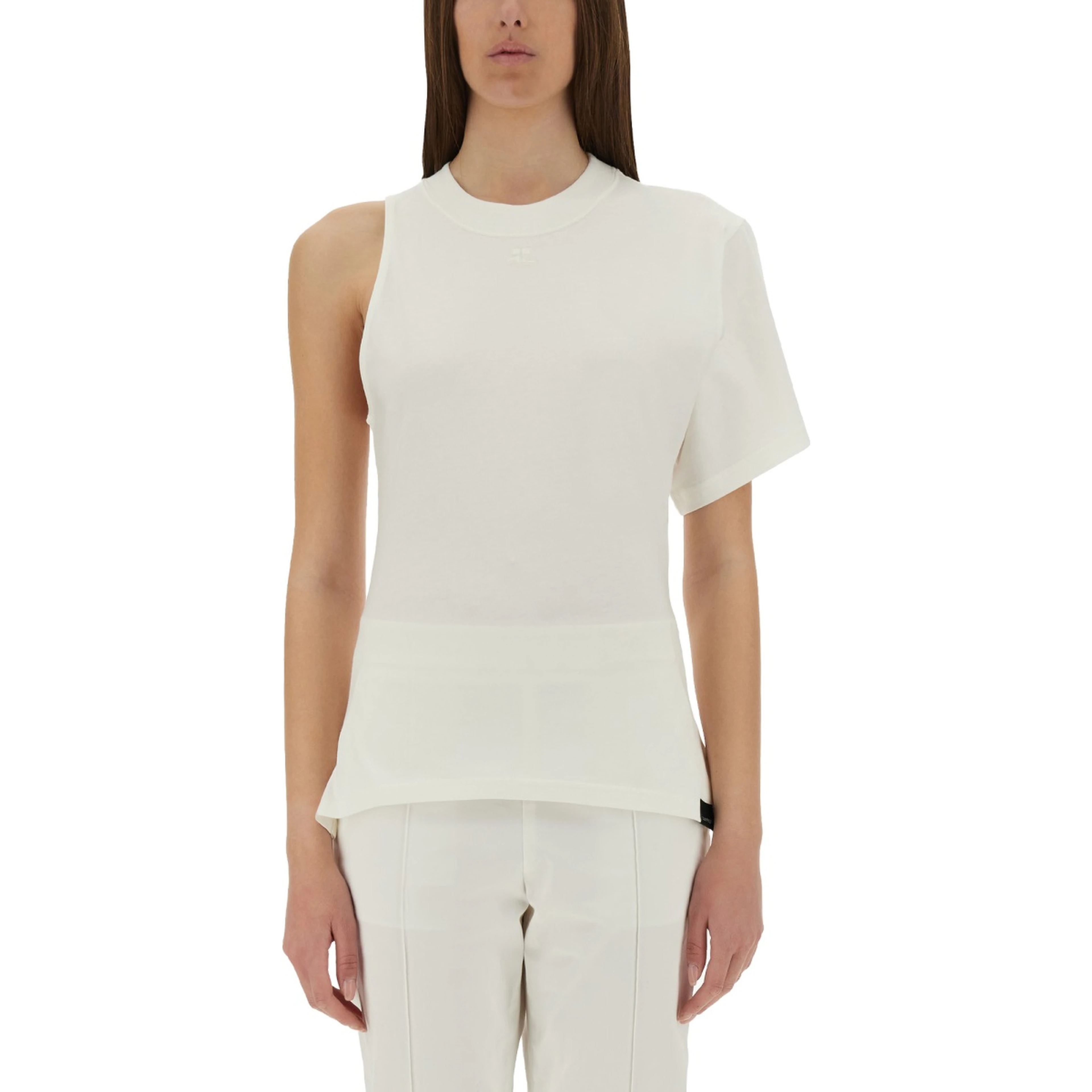 ONE-SHOULDER T-SHIRT IN SCUBA