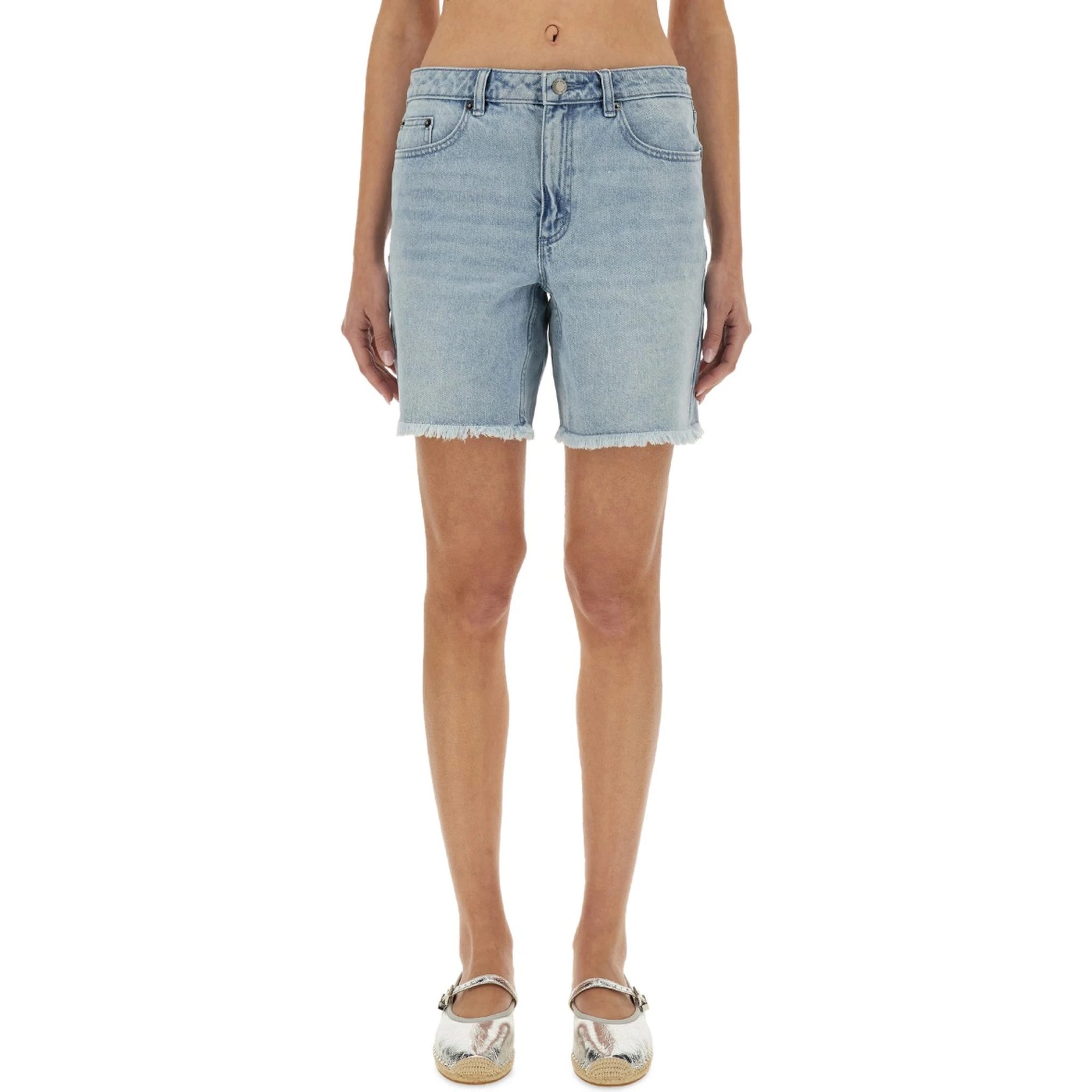 DENIM BOYFRIEND SHORTS