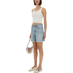 DENIM BOYFRIEND SHORTS