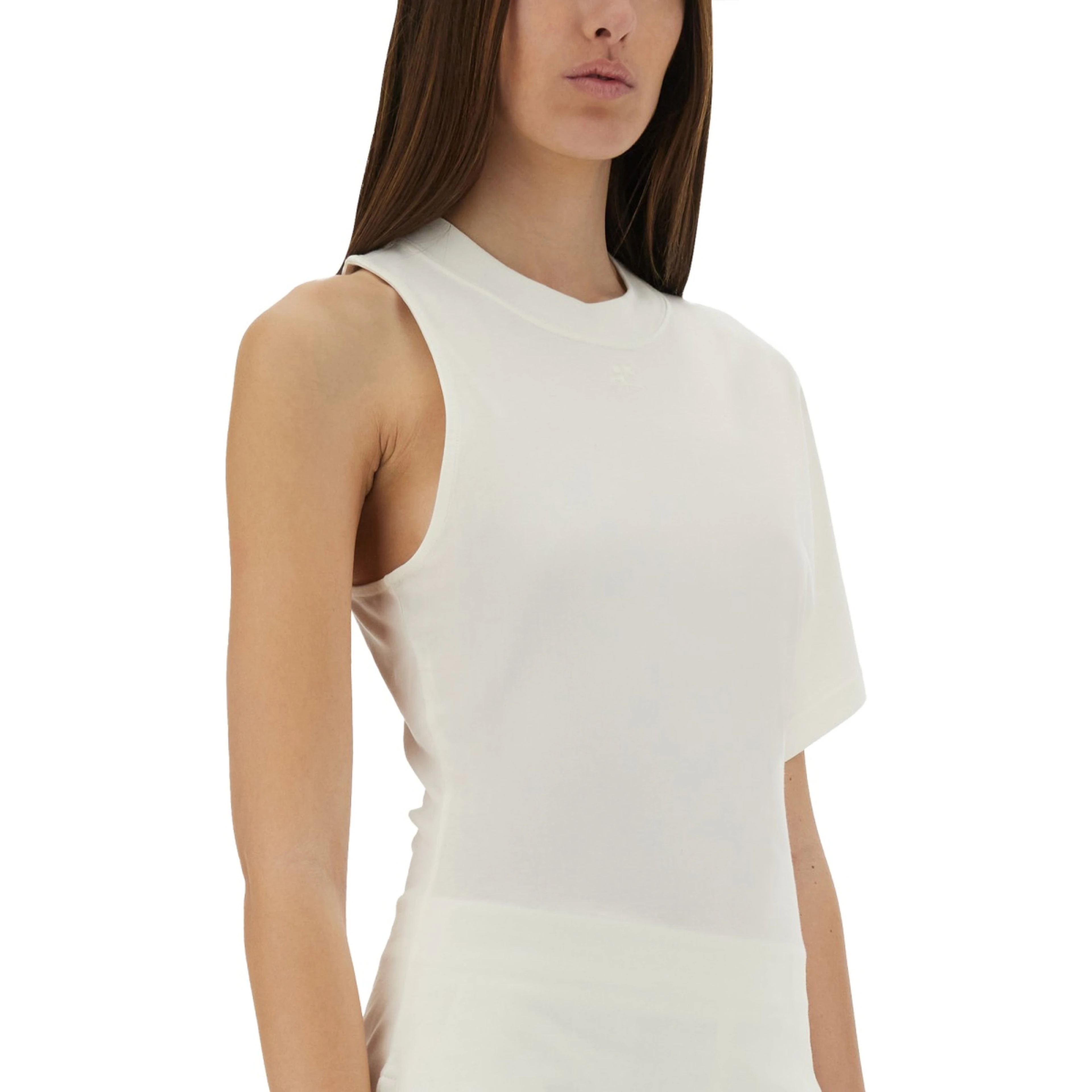 ONE-SHOULDER T-SHIRT IN SCUBA