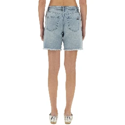 DENIM BOYFRIEND SHORTS