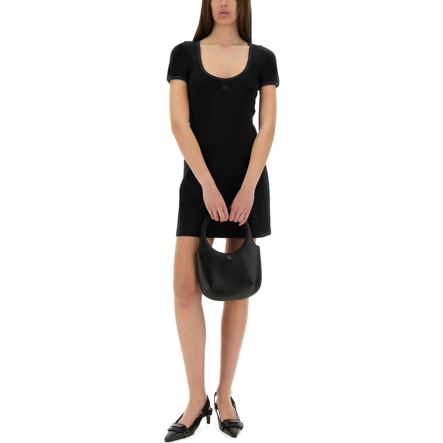 "HOLISTIC CONTRAST" MINI DRESS