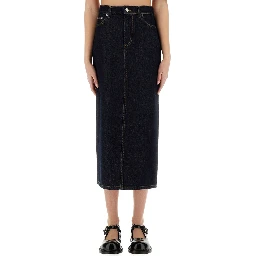 LONG DENIM SKIRT
