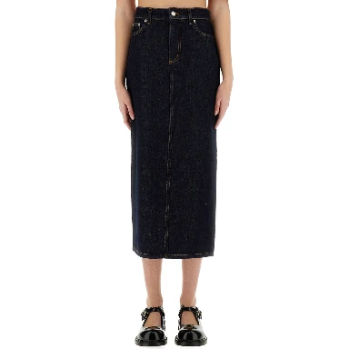 LONG DENIM SKIRT