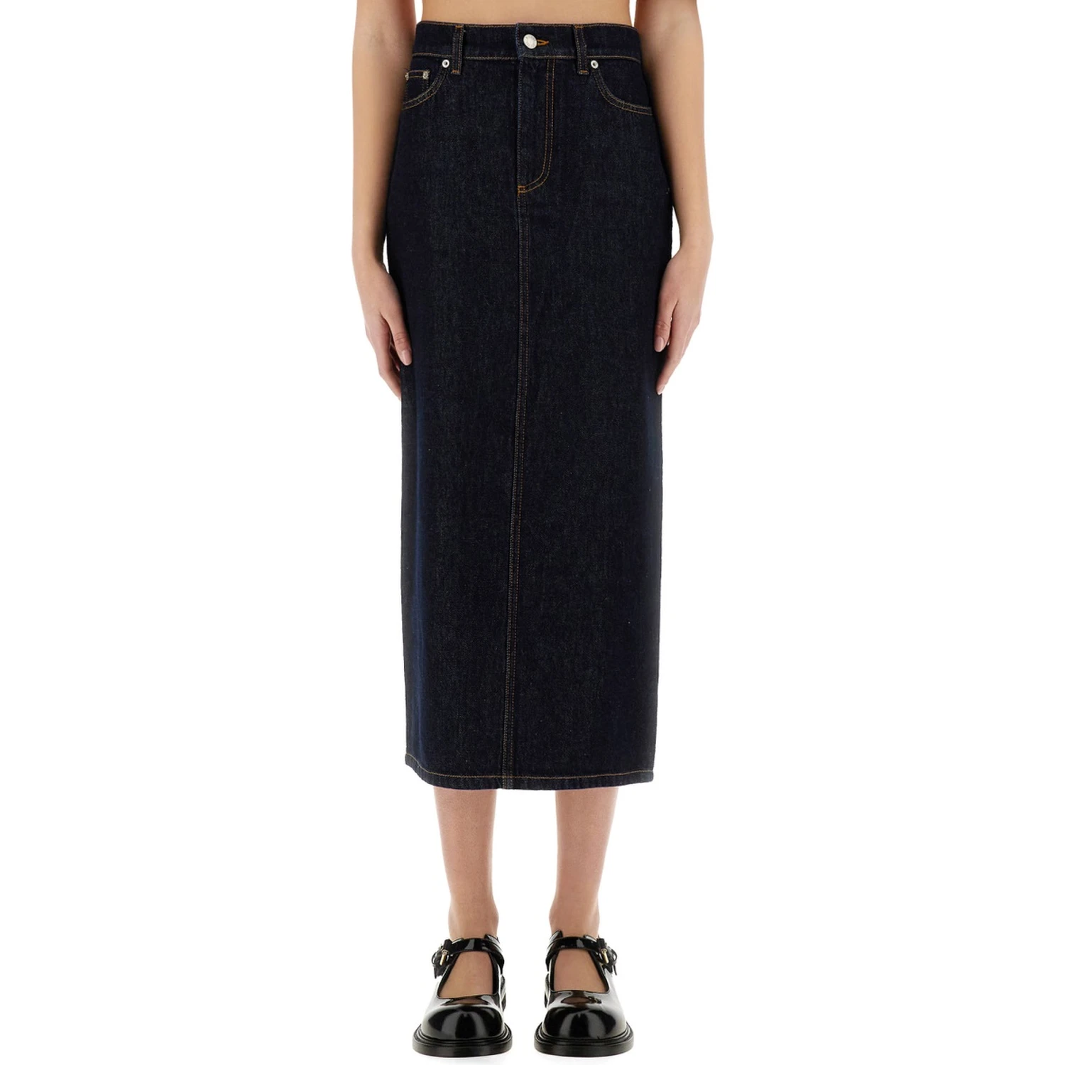 LONG DENIM SKIRT