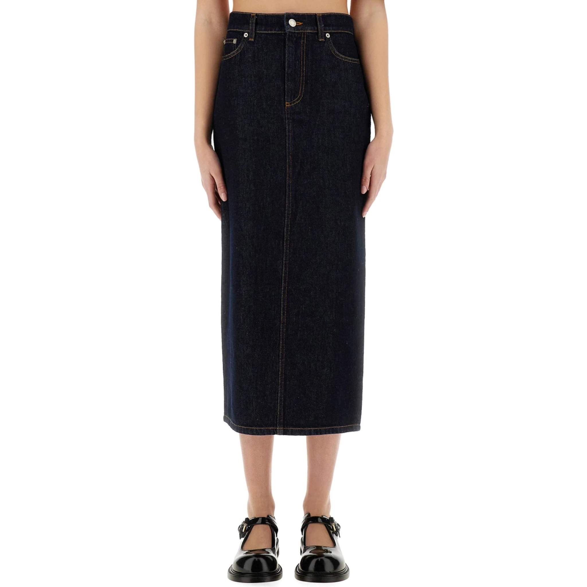 LONG DENIM SKIRT