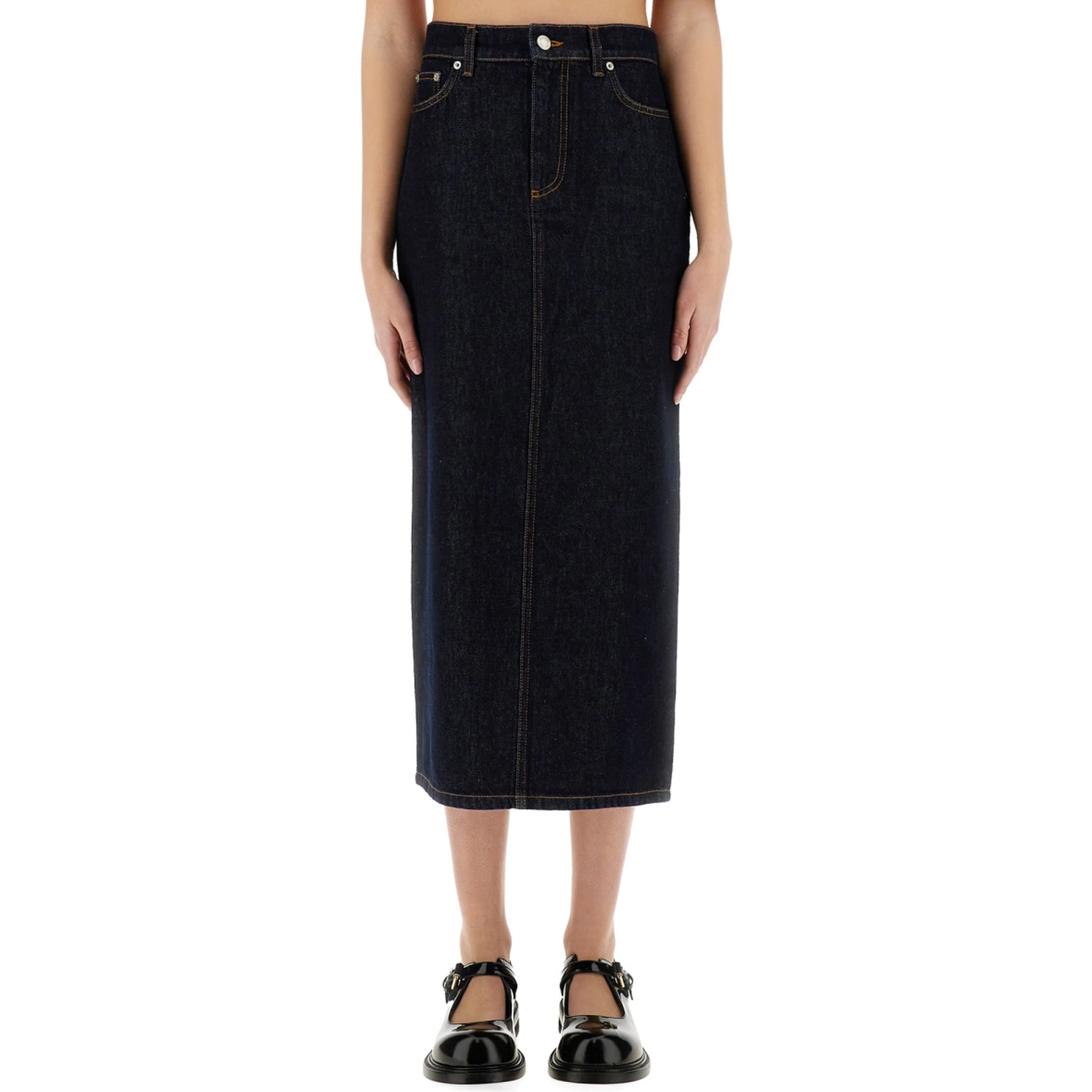 LONG DENIM SKIRT