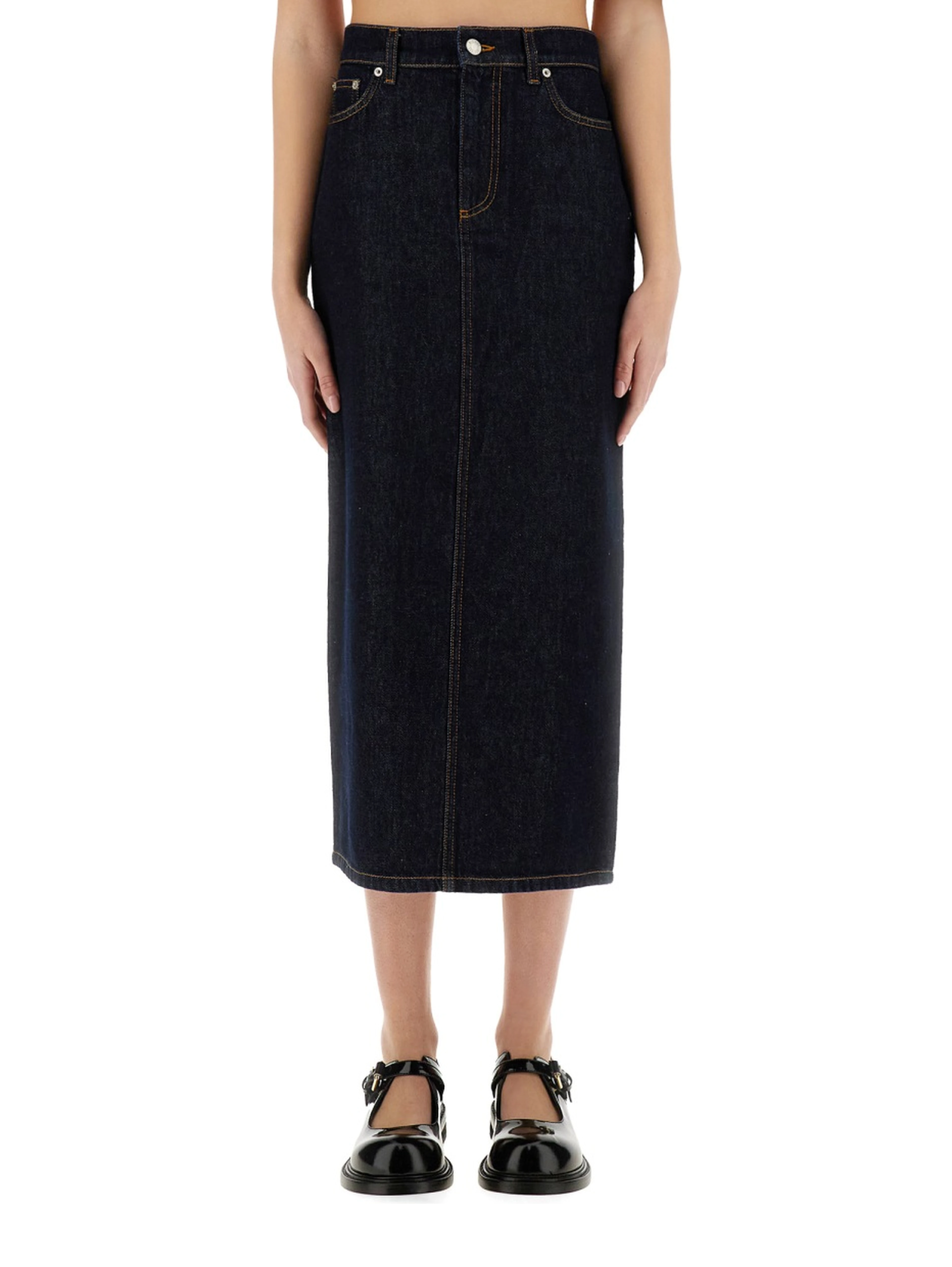 LONG DENIM SKIRT