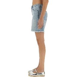 DENIM BOYFRIEND SHORTS