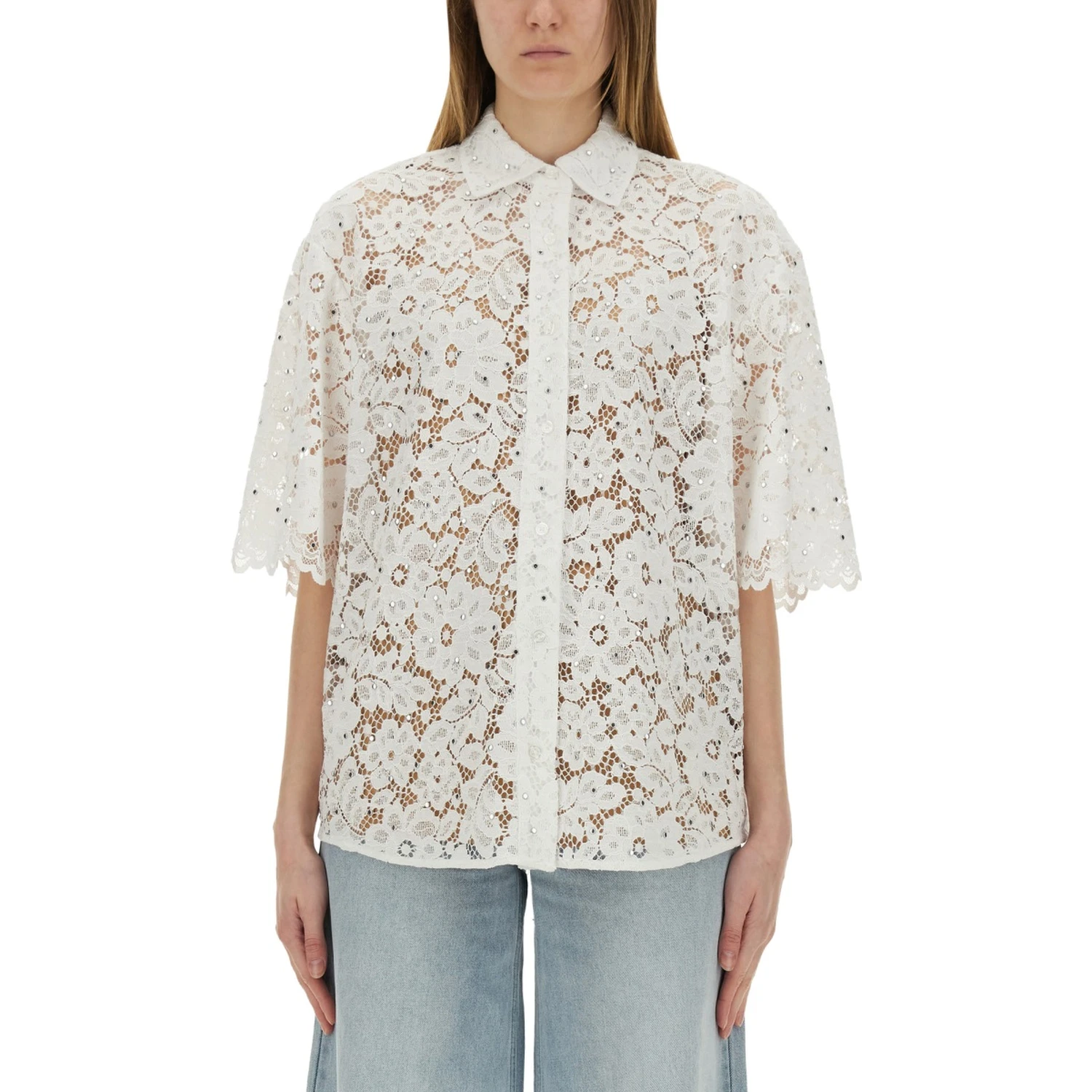 FLORAL LACE SHIRT