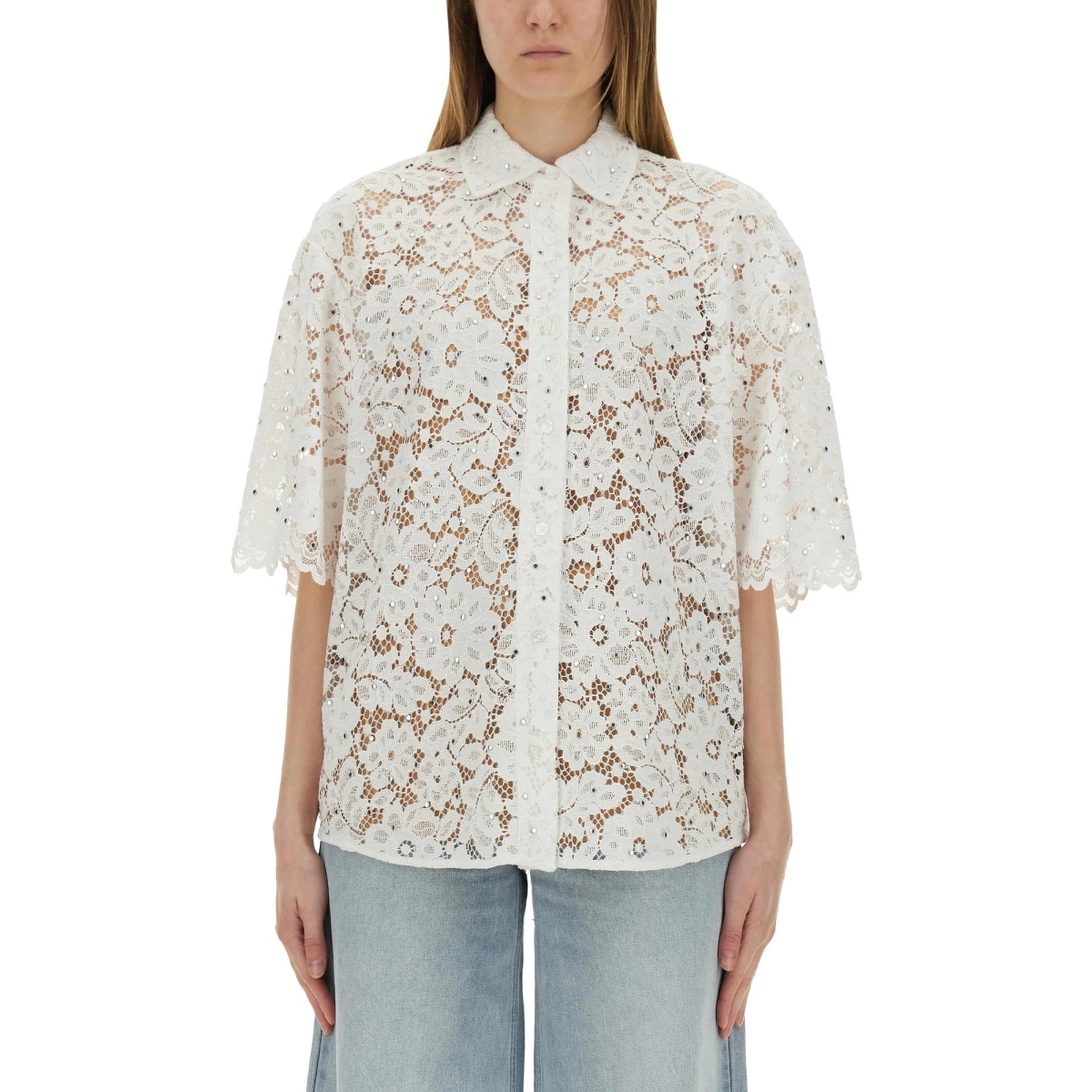 FLORAL LACE SHIRT