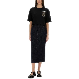 LONG DENIM SKIRT