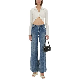 CROPPED POLO SHIRT "TWIST"