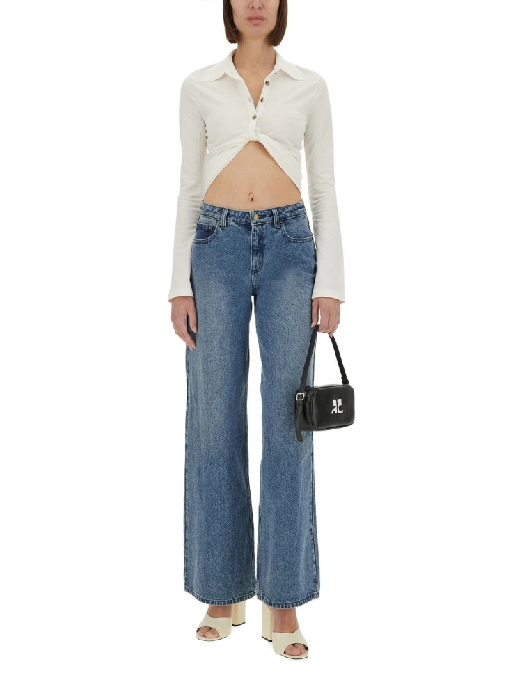 CROPPED POLO SHIRT "TWIST" alternative