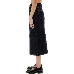 LONG DENIM SKIRT