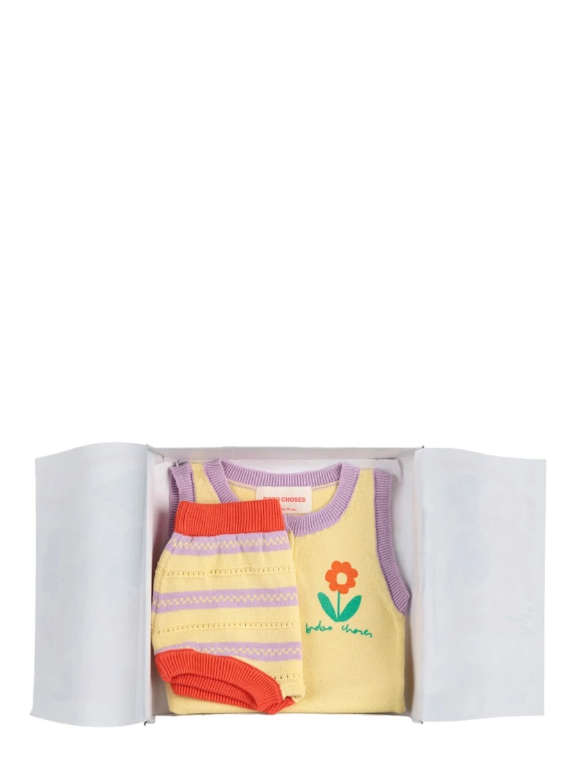 "FLOWER" TOP AND SHORTS SET