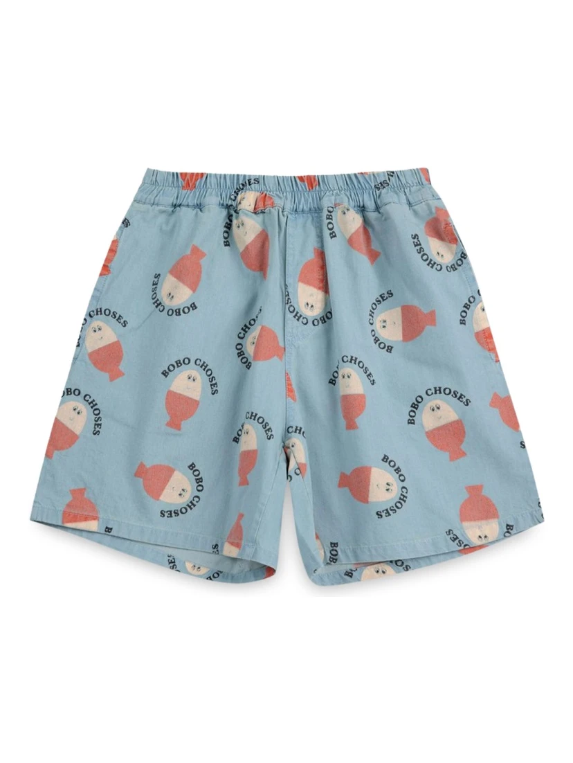 SHORTS WITH ALL OVER PRINT