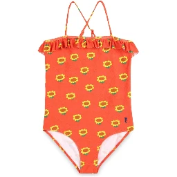 GIRL INTEROPERABILITY COSTUME WITH SUNFLOWERS ALL OVER