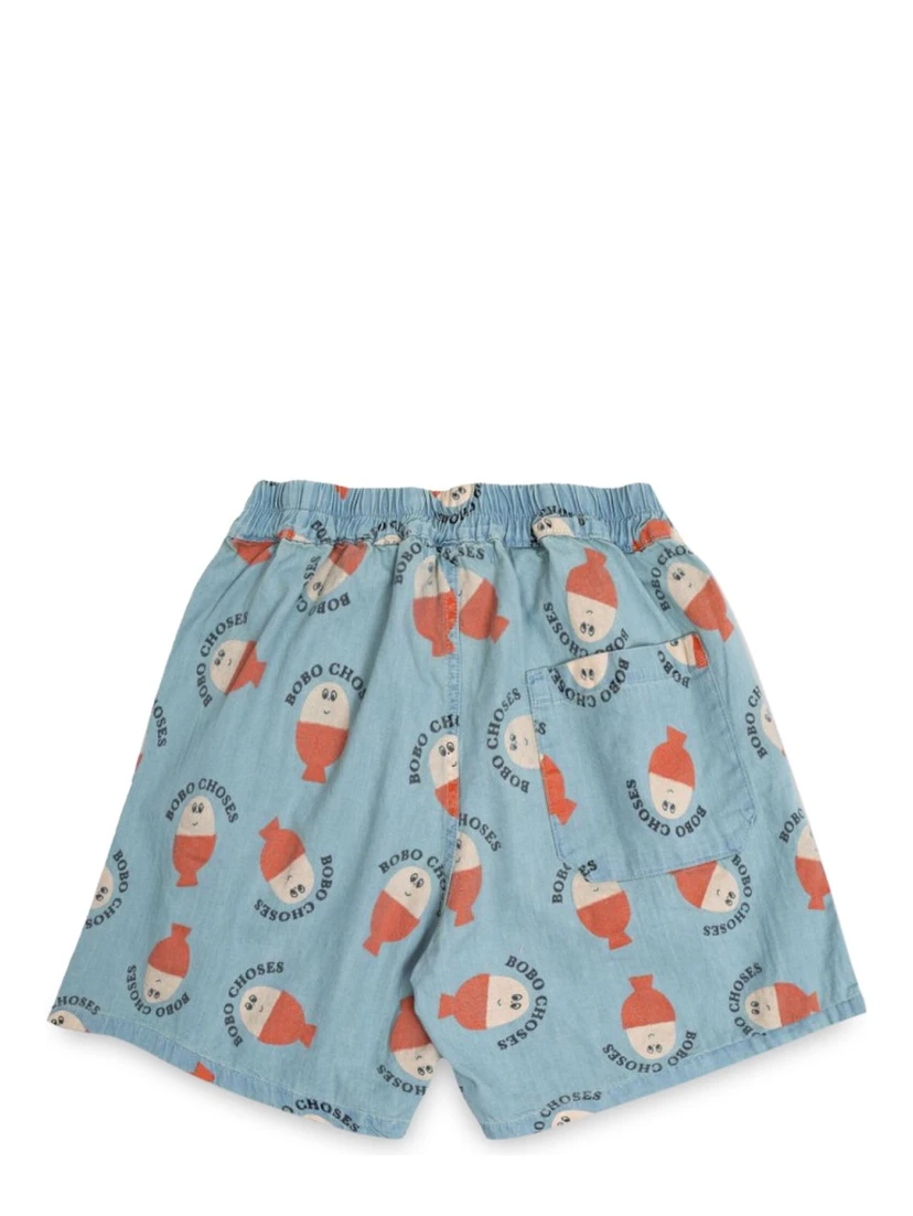 SHORTS WITH ALL OVER PRINT