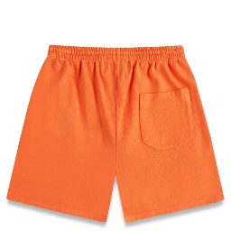 ORANGE SHORTS WITH LOGO