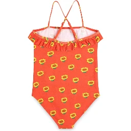 GIRL INTEROPERABILITY COSTUME WITH SUNFLOWERS ALL OVER