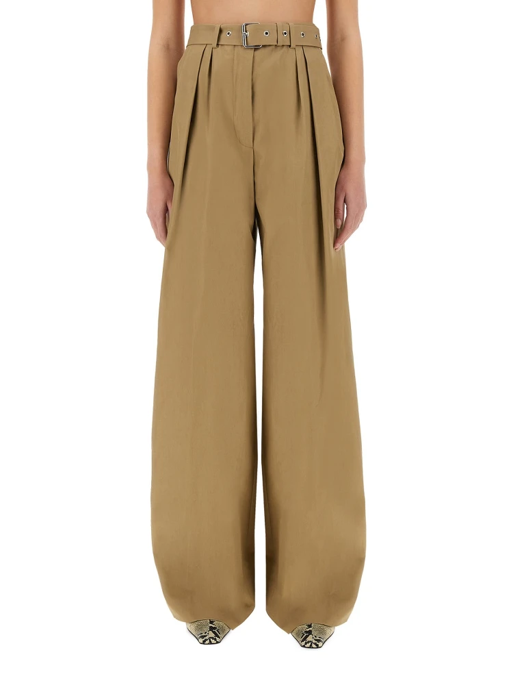 WIDE-LEG PANTS WITH BELT