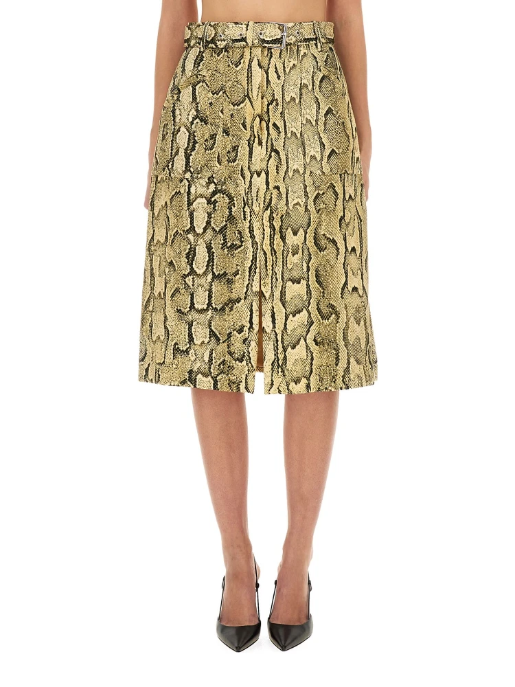 SKIRT WITH ANIMAL PATTERN