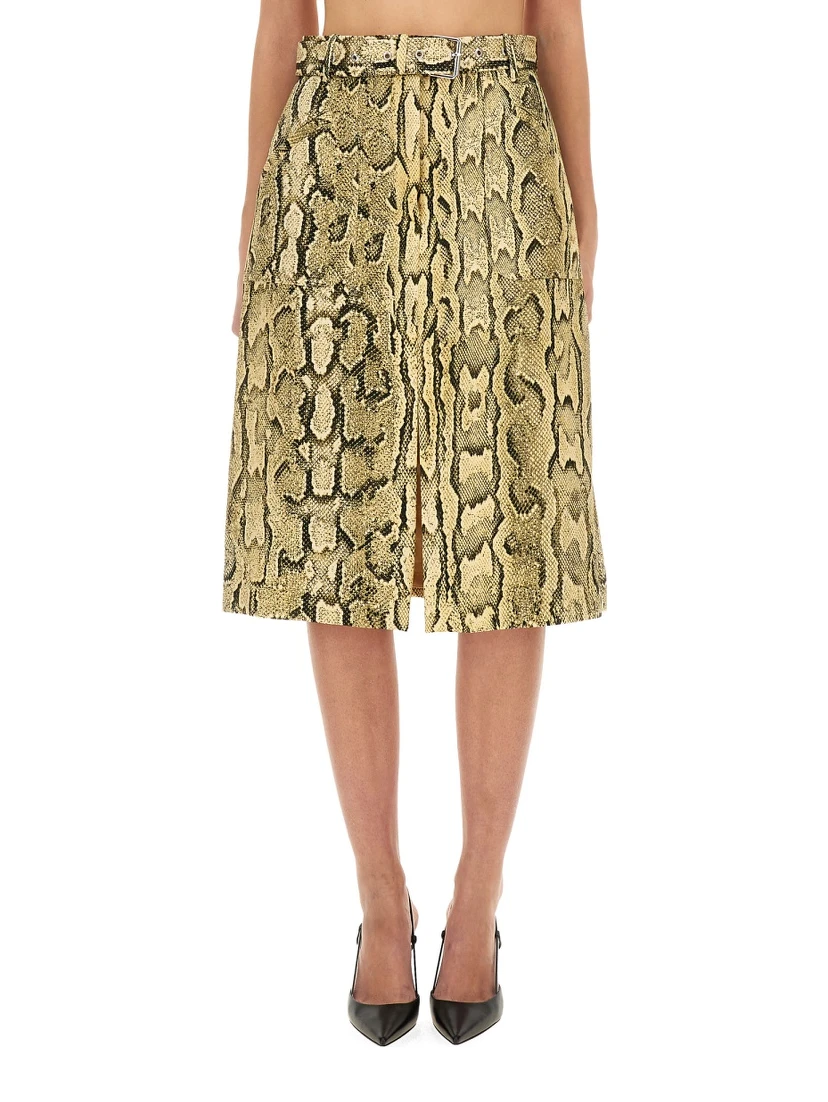 SKIRT WITH ANIMAL PATTERN
