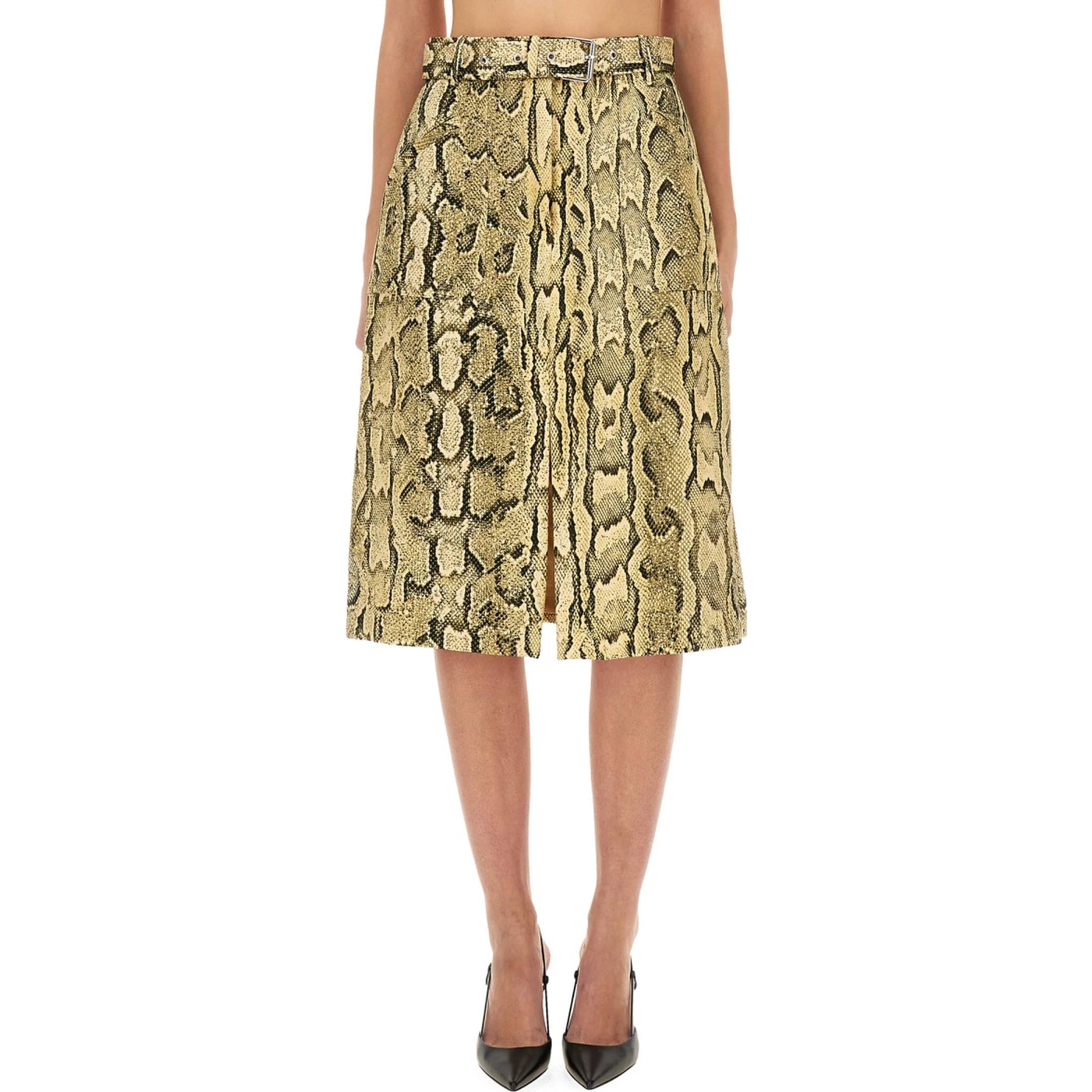 SKIRT WITH ANIMAL PATTERN