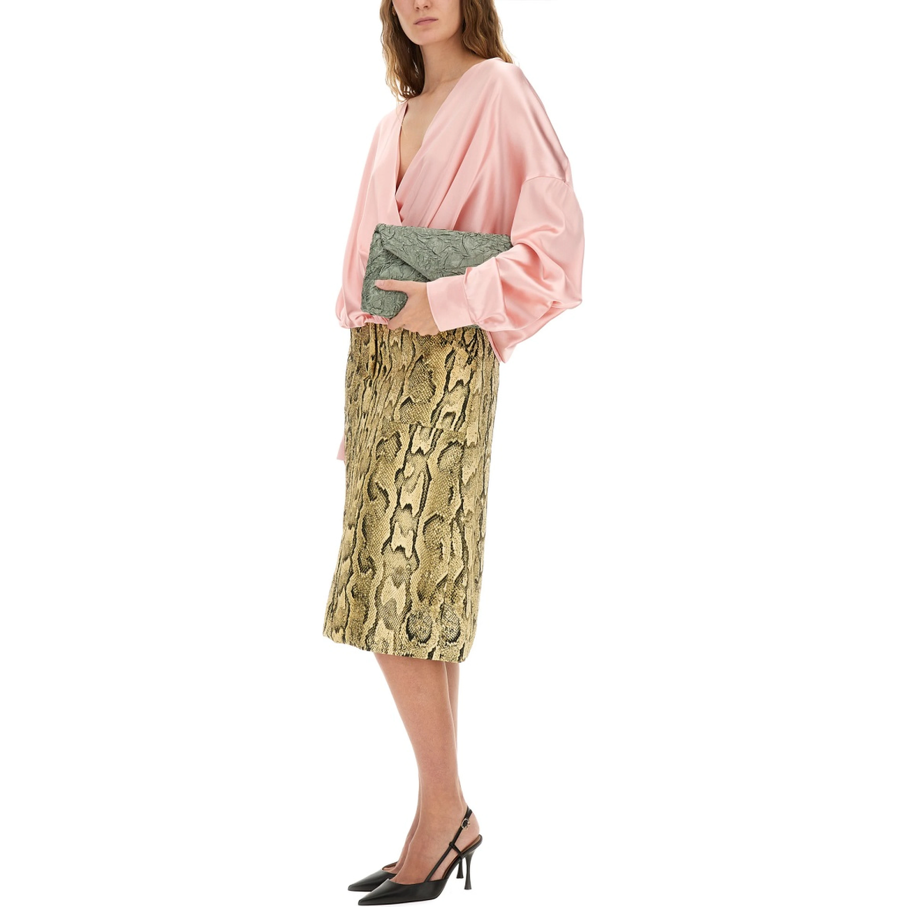 SKIRT WITH ANIMAL PATTERN