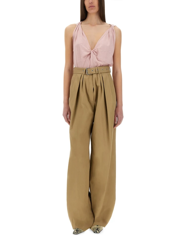 WIDE-LEG PANTS WITH BELT alternative