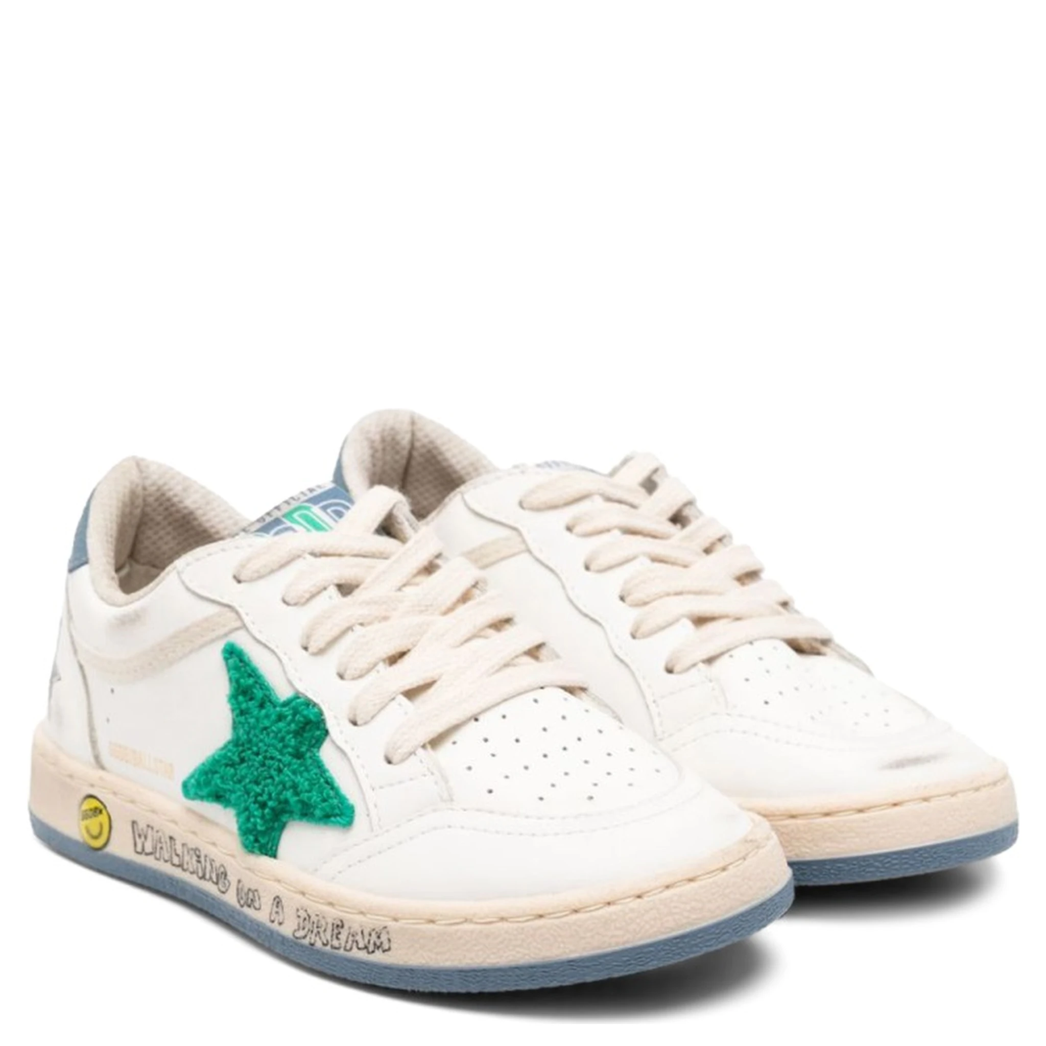 SUEDE LEATHER SHOES WITH STAR