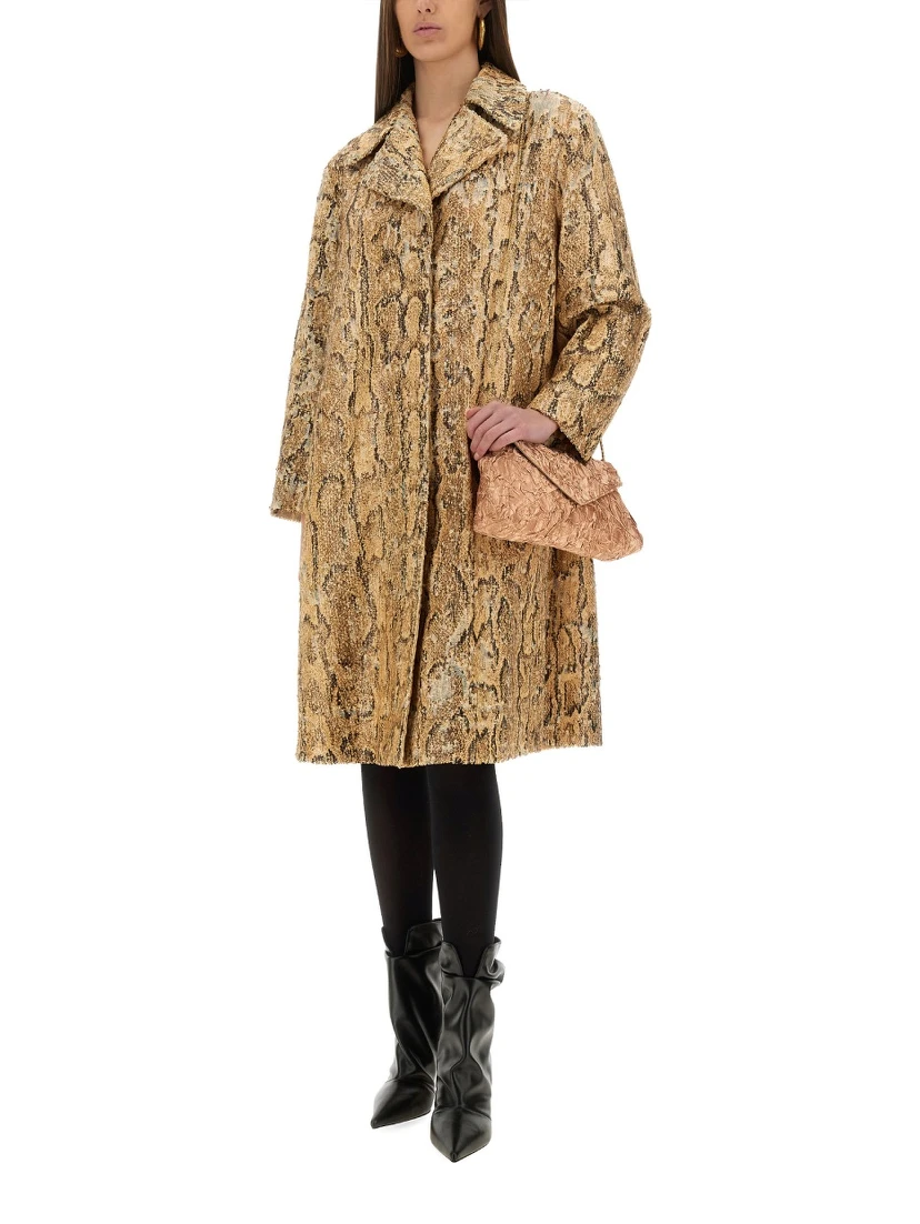 LONG COAT WITH SEQUINS