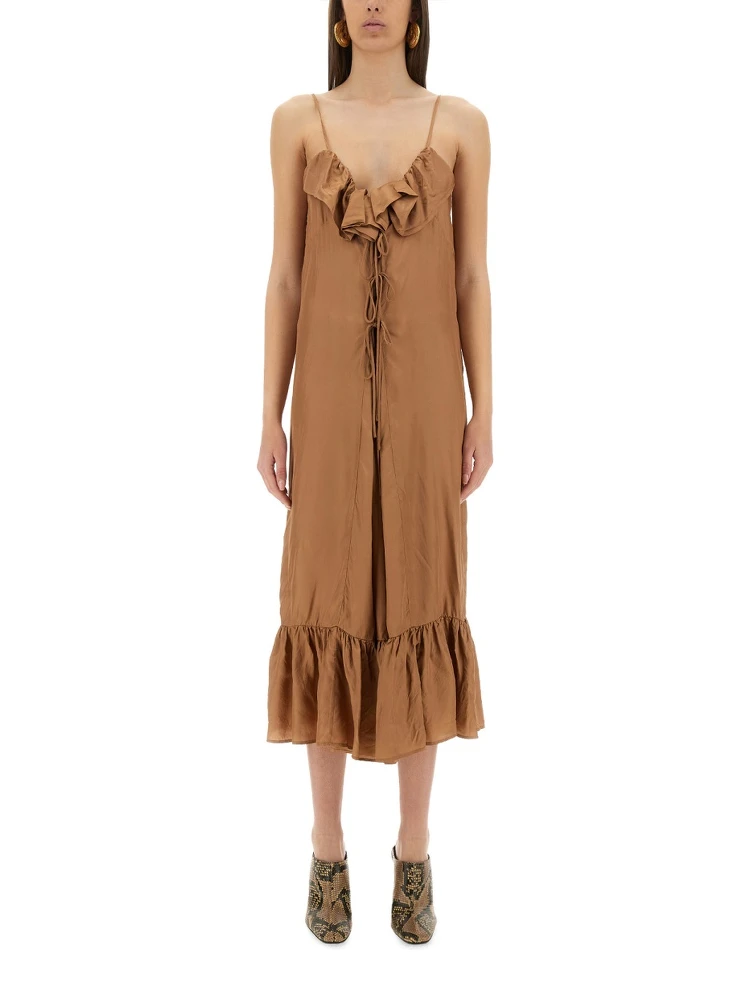 PETTICOAT DRESS WITH RUFFLES