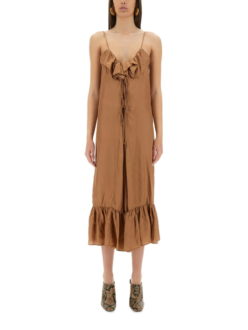 PETTICOAT DRESS WITH RUFFLES