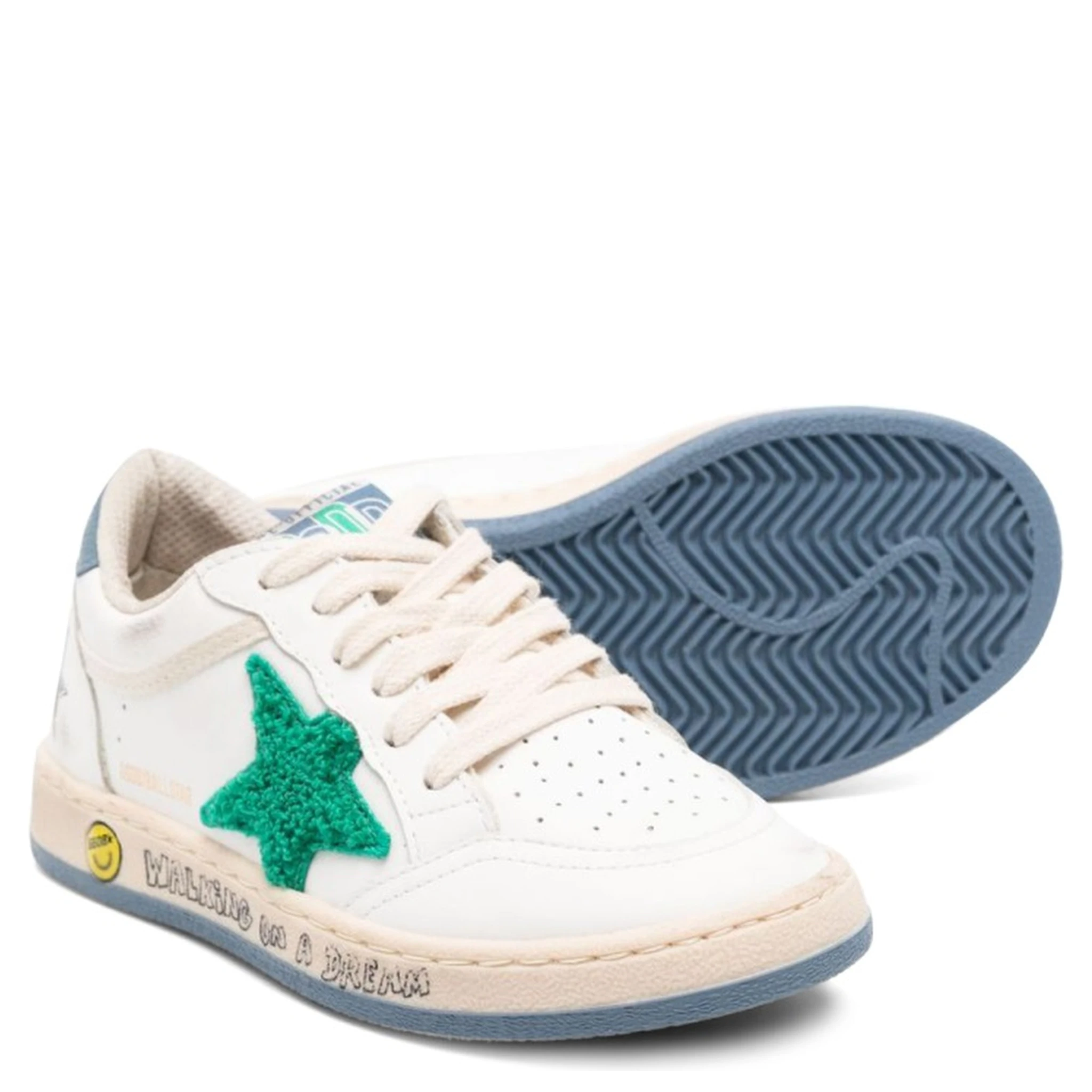 SUEDE LEATHER SHOES WITH STAR