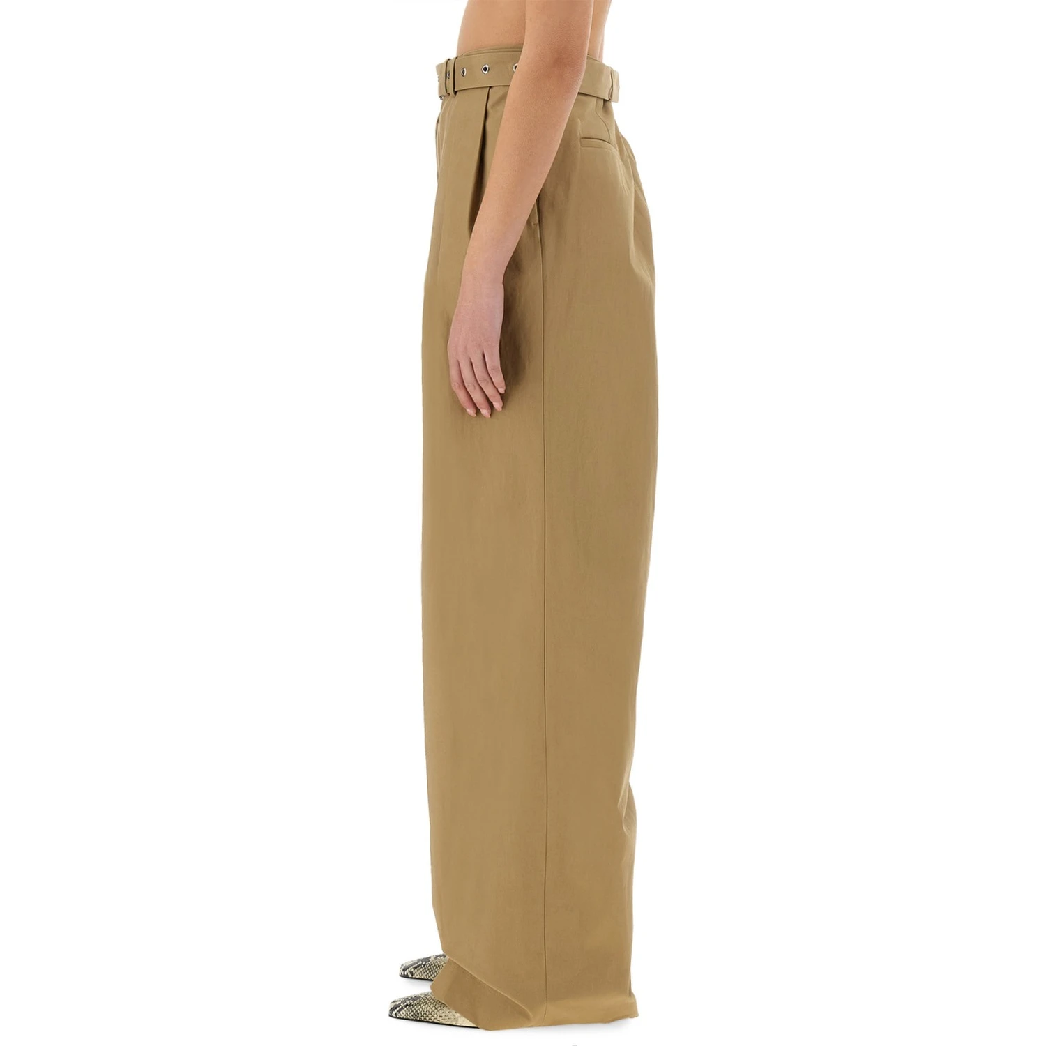 WIDE-LEG PANTS WITH BELT