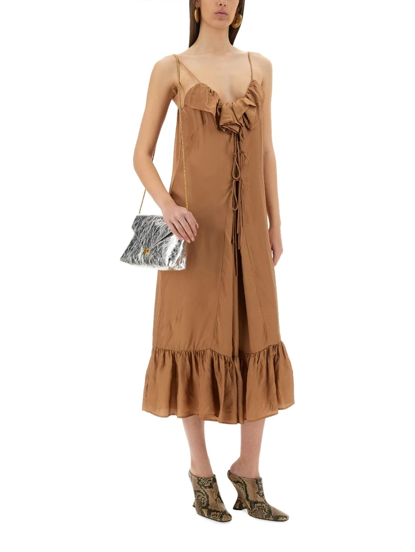 PETTICOAT DRESS WITH RUFFLES