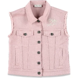 SLEEVELESS DENIM VEST