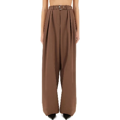 WIDE-LEG PANTS WITH BELT