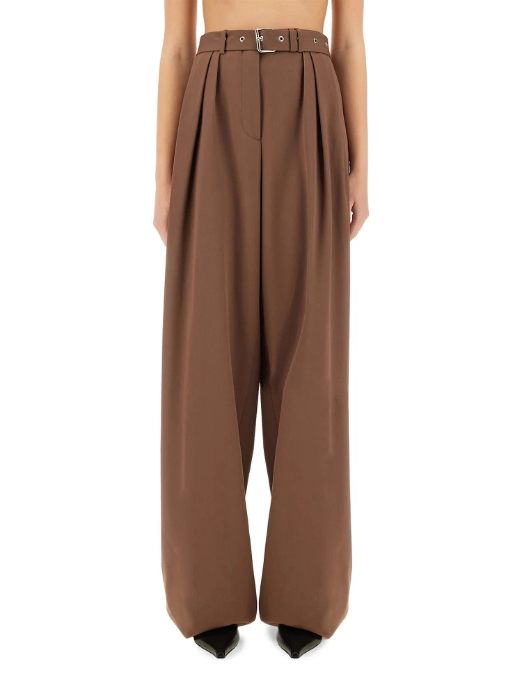 WIDE-LEG PANTS WITH BELT