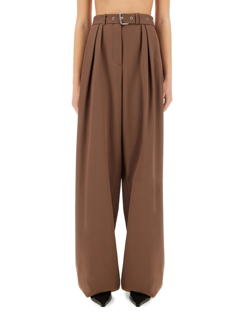 WIDE-LEG PANTS WITH BELT