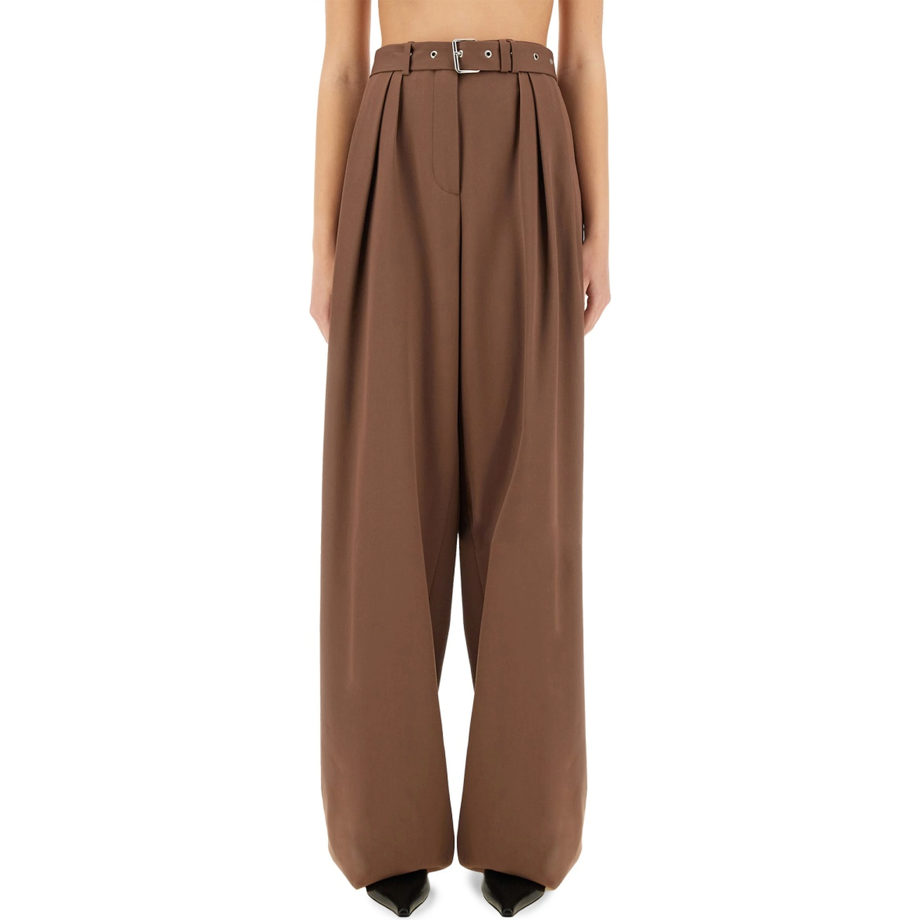 WIDE-LEG PANTS WITH BELT